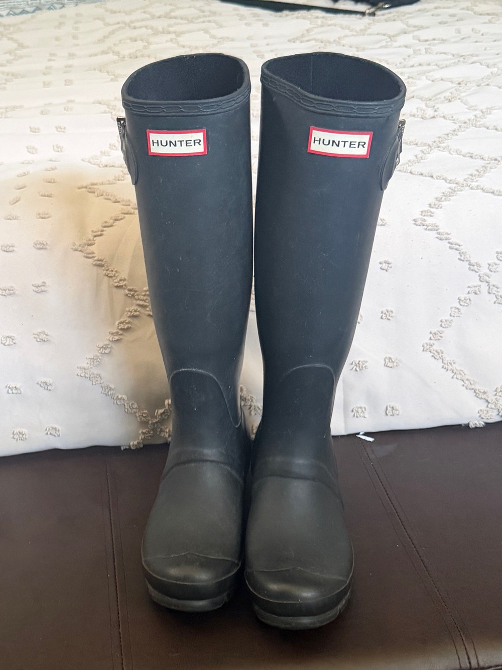 Hunter Tall Rain Boots in Black